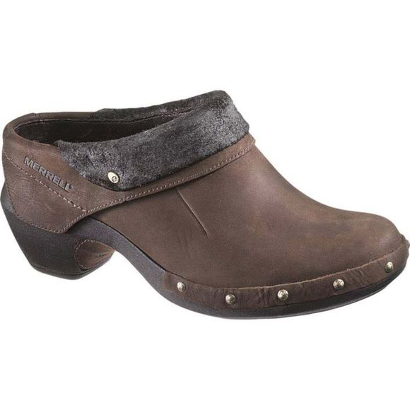 Merrell Luxe Wrap Suede Clogs 7.5 Womens Leather Studded Slip On Comfort Shoes - Picture 10 of 10